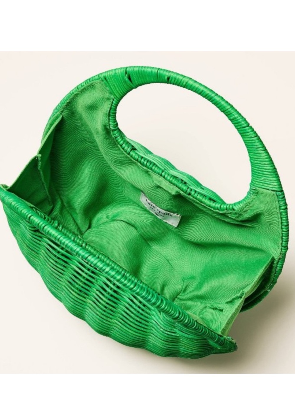 Kate Spade New York x Target green wicker purse - Picture 3 of 5